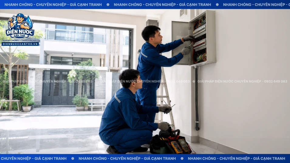 Điện Nước Cần Thơ - Thi công sửa chữa điện nước Uy tín - Chuyên Nghiệp